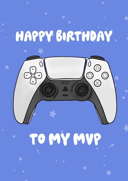 Happy Birthday to my MVP gaming birthday card created by Cake For Breakfast