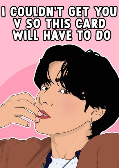 V (BTS) created by Pink + Pip