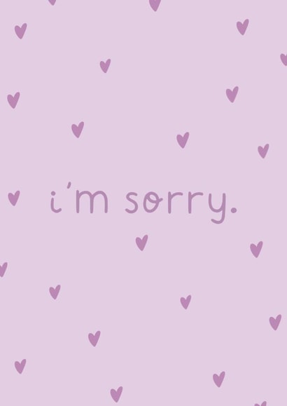 i'm sorry. created by Ohh Jemma