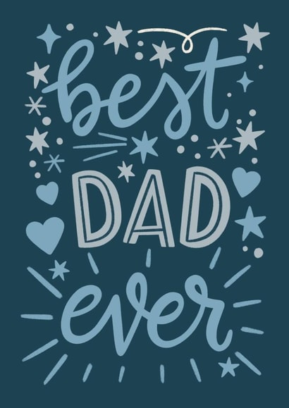 Best dad ever (Blue) created by Natalia Gonzalez