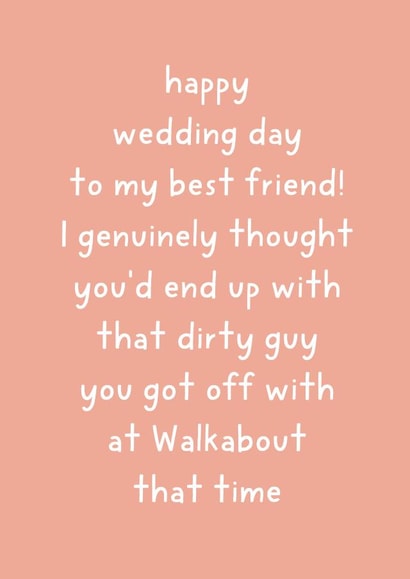 Best Friend is getting married - Wedding Card created by Pickled Prints