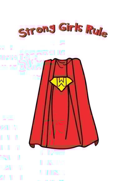 Strong Girls Rule - Thinking of You / International Womens Day Card created by @Laura Lonsdale Designs