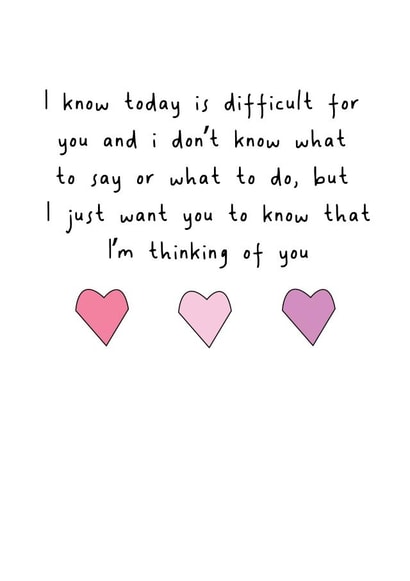 Thinking Of You Mother's Day Card 1001 created by @Laura Lonsdale Designs