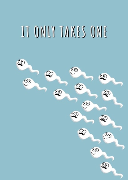 It Only Takes One - IVF / Infertility Card created by @Laura Lonsdale Designs