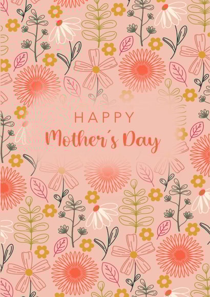 Floral pink Mother’s Day card created by Jo Harwood