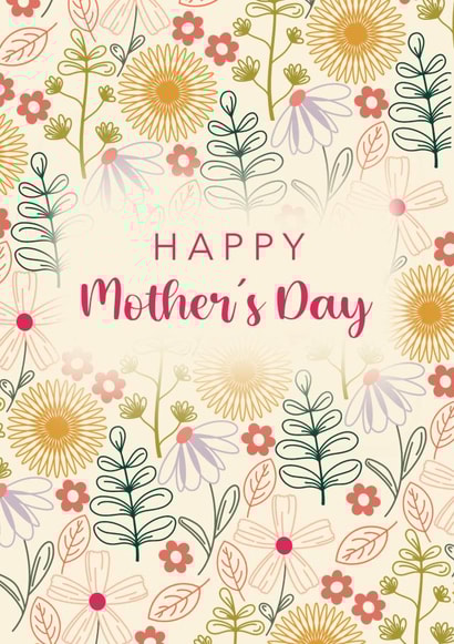 Floral Mother’s Day card created by Jo Harwood