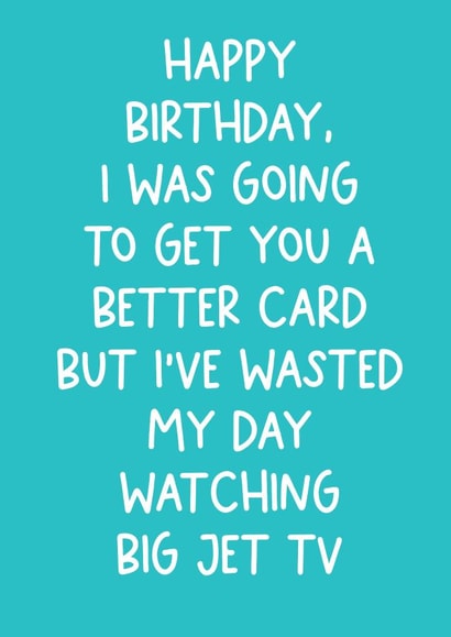 Big Jet TV created by Pickled Prints