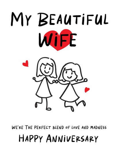 Wives Anniversary created by Rosewood Design