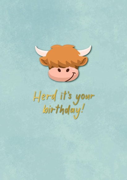 Herd it’s your birthday! created by Pippa Grace Design