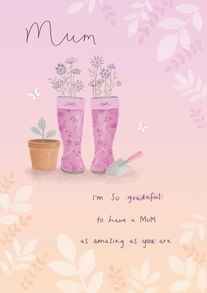 Mother's Day gardening  created by Sarah Hustwaite Illustration
