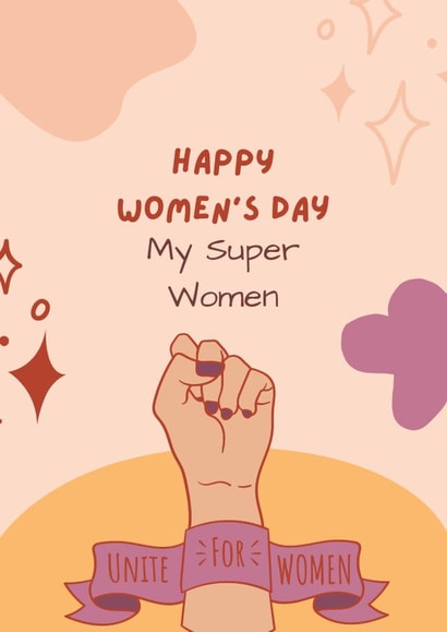 International women's day card created by IcyCard
