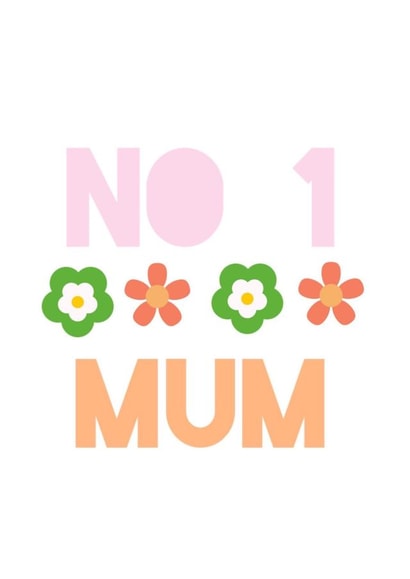 No.1 Mum created by Charlotte Gibson