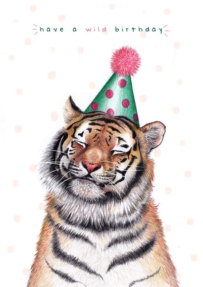 Have a Wild Birthday Tiger Card created by Beth Goodwin