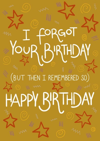 Forgot Your Birthday created by O - DOTT