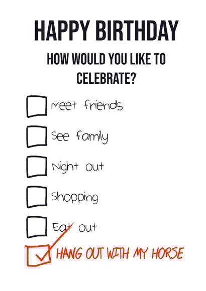 Hang out with my horse created by On a Promise