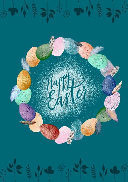 Happy Easter Card created by Katherine Polyakova