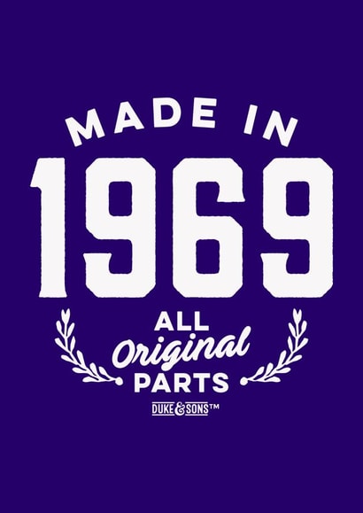 Made In - 1969 created by Duke & Sons
