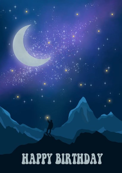 Happy Birthday Adventurer created by Altitude Illustrations