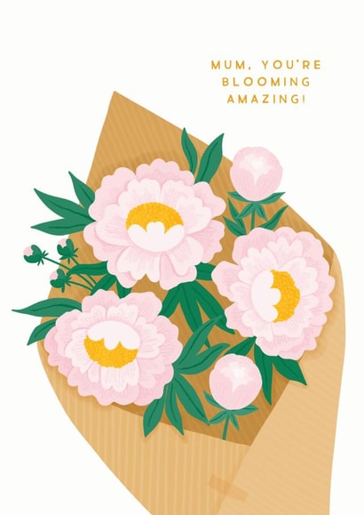 Blooming Amazing Card for Mum created by Kimberley Rose Studio