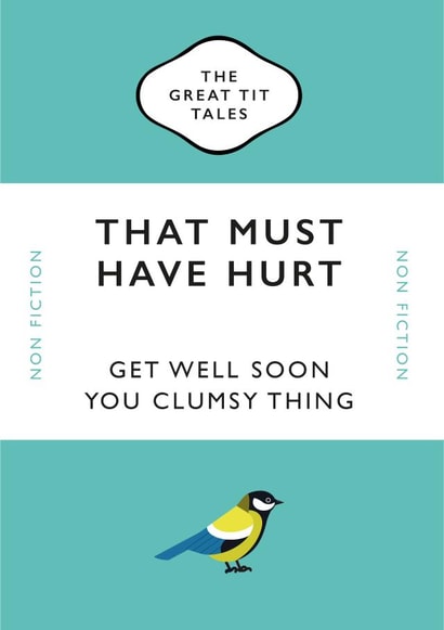 Great Tit get well card created by Yay Days