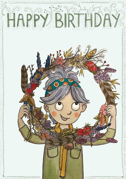 happy birthday created by Rowey Coops