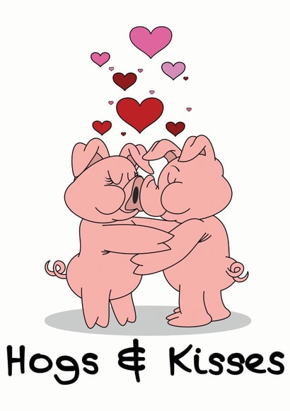 Hogs & Kisses created by Cheryl Wilson