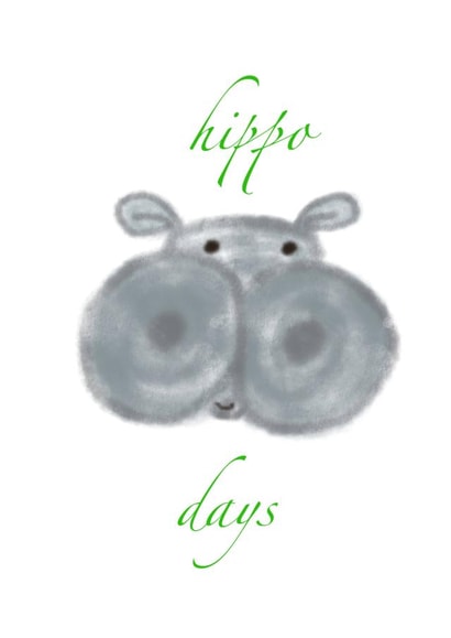 Hippo Days! created by Rosy Moon U.K.