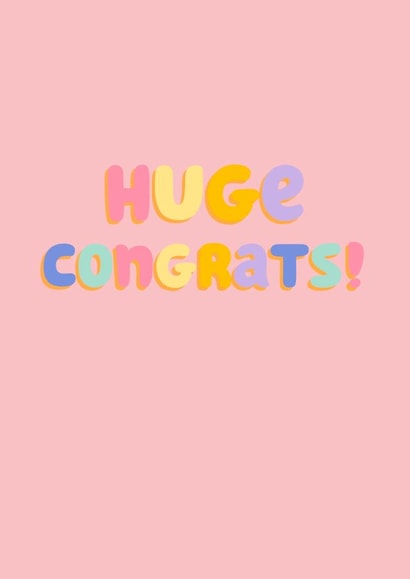 Huge congrats! created by Danielle Harlow