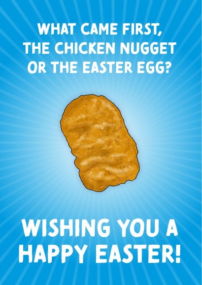What came first? Chicken or egg Easter Card! created by Cards from Designers