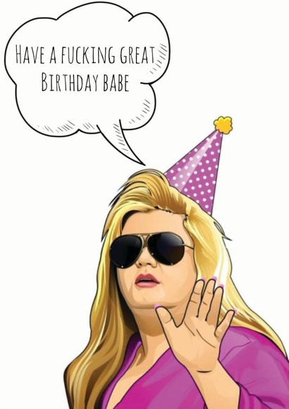 Gemma Collins Birthday Card created by GREEDY LAB