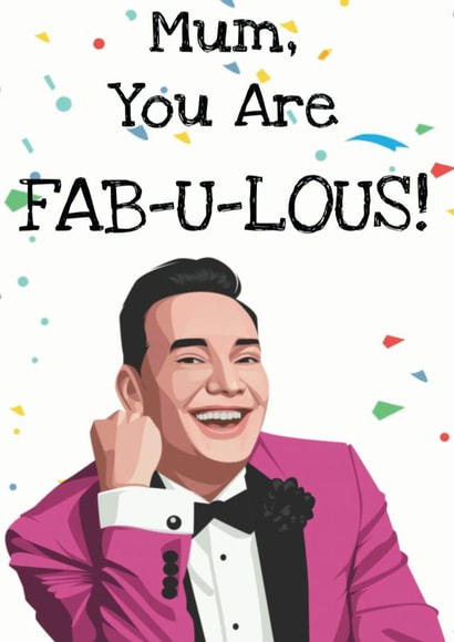 Craig Revel Horwood Mother’s Card created by GREEDY LAB