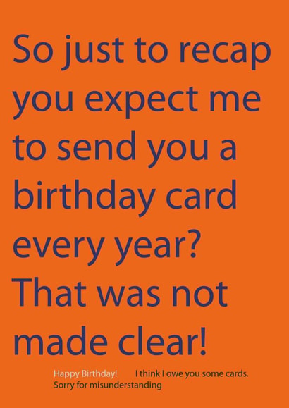 Every Year created by ColourBlind Cards