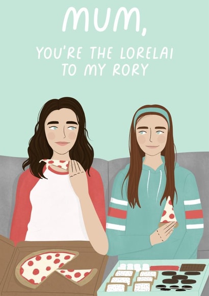 Gilmore Girls Mother's Day Card created by Dani Law Art