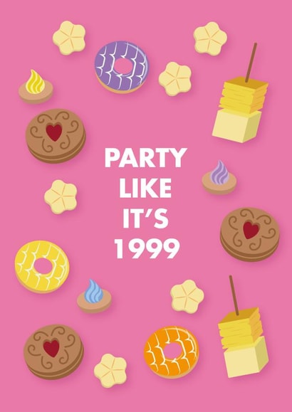 Party like it's 1999 1001 created by Popsie Cards 