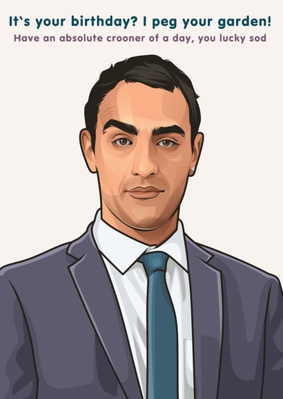 Stath Lets Flats - It's Your Birthday? I Peg Your Garden! created by Hannah Panther Designs