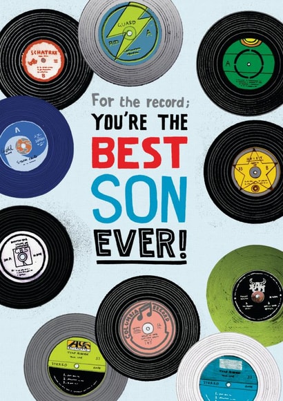 Son 'for the record' Vinyl design created by Pencilface