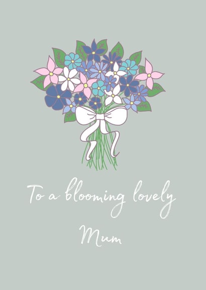 To a blooming lovely Mum created by Jenny Wren Designs