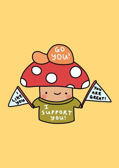 The Supportive Mushroom created by Wren & Wilson