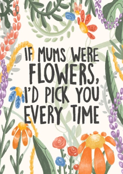 Floral Mother’s Day Card created by Saluki Studio