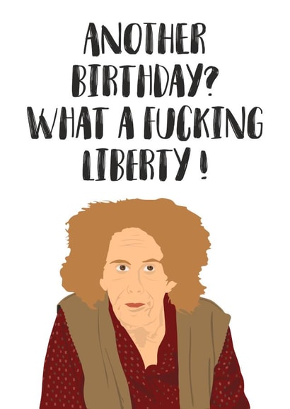 Catherine Tate's Nan Birthday Card created by MintCards