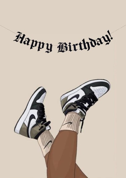 Birthday Sneaker Head created by Mandy Makes