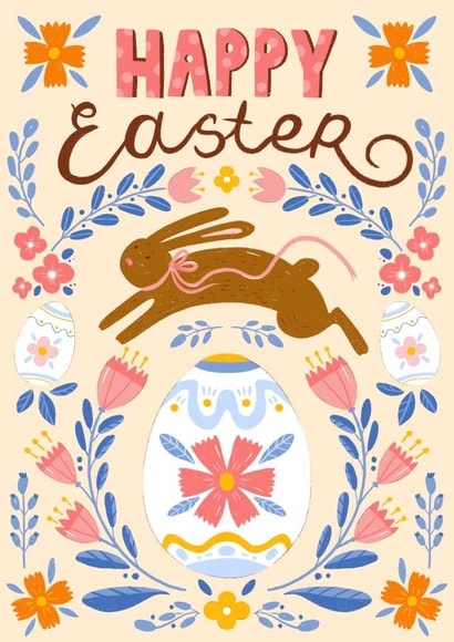 Happy Easter  created by Daria Radzhabova