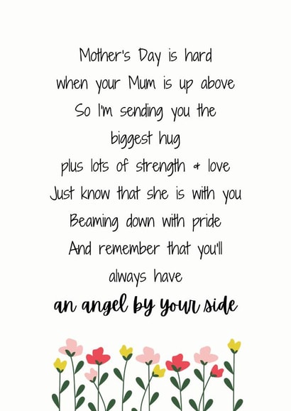 Recently Bereaved Mother's Day Card created by Moonshine Prints