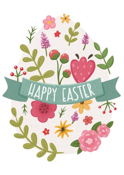 Happy Easter created by Julia Beskrovnova