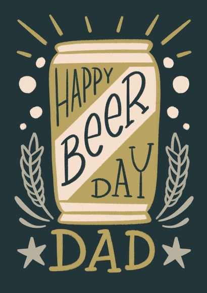 Happy beer day dad created by Natalia Gonzalez