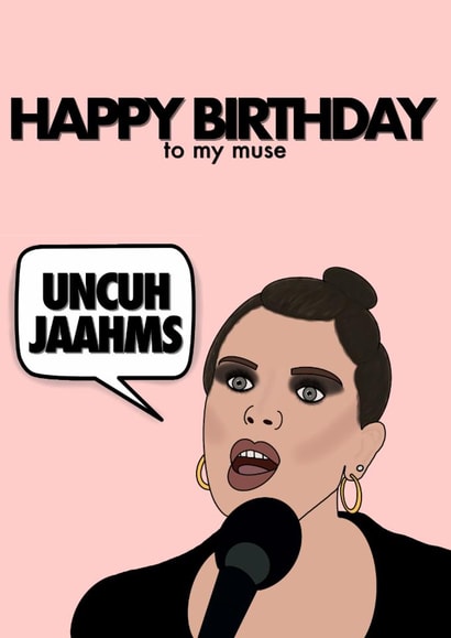 Julia Fox Birthday Card - Meme created by fyou cards