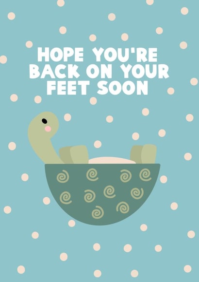 Get Well Soon Card - Speedy Recovery Card created by This Gal Designs