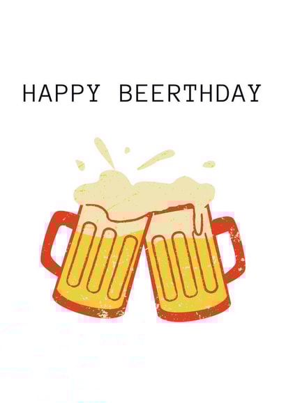happy beerthday created by cardsopia