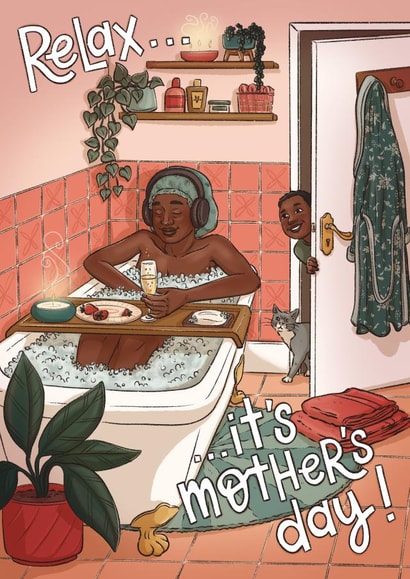 Relax… it’s Mother’s Day! created by Tee Ansell Draws