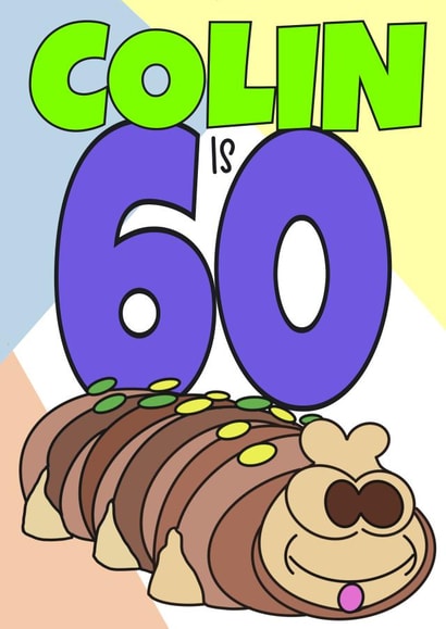 Colin is 60 created by Wonder illustration